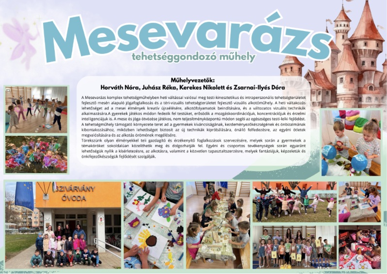 Mesevarázs tehetséggondozó műhely plakát